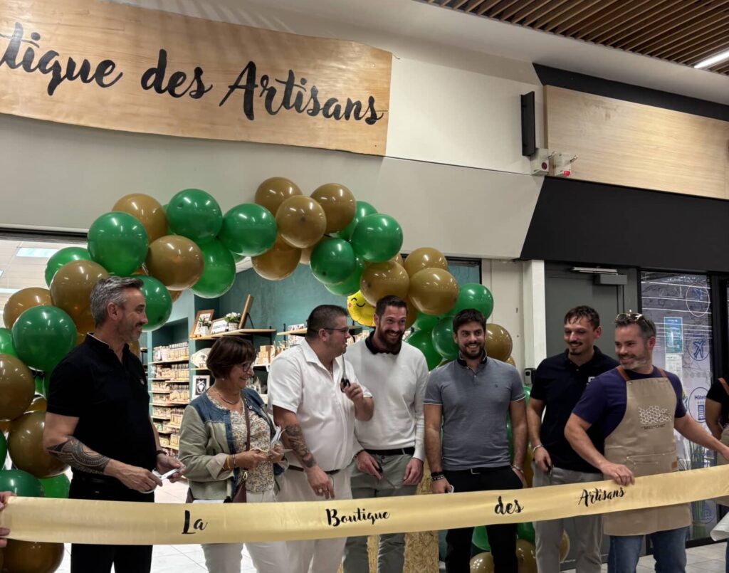 Inauguration la boutique des artisans