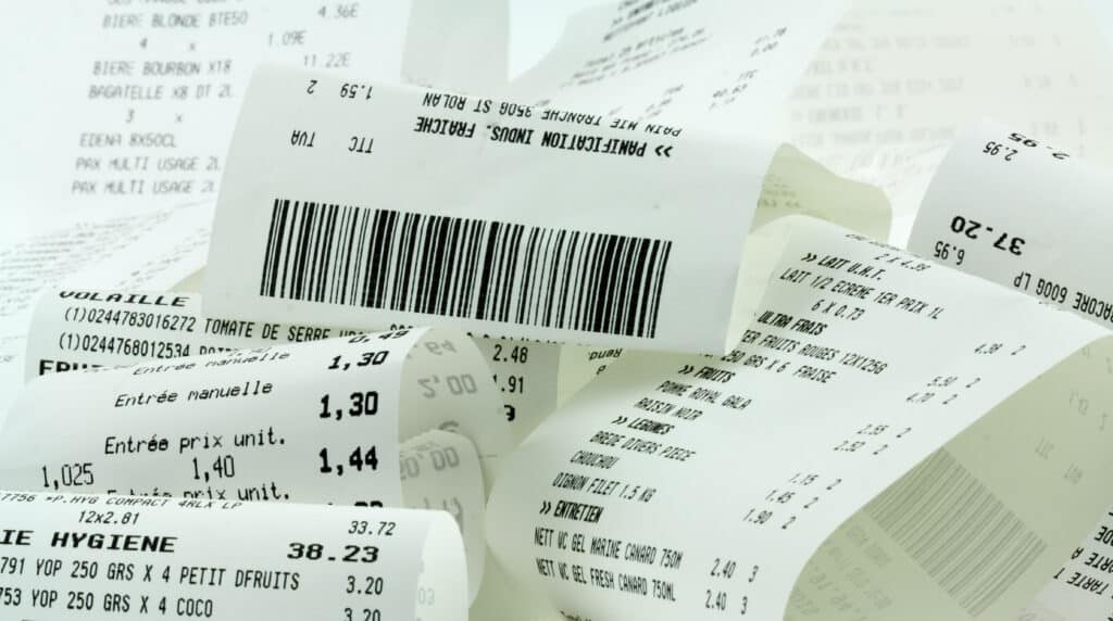 impression de Tickets de caisse