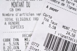 ticket de caisse dématérialisé