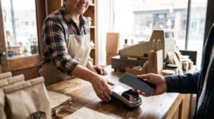 encaissement mobile en magasin